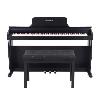 wooden grain non-slip 88-key digital piano